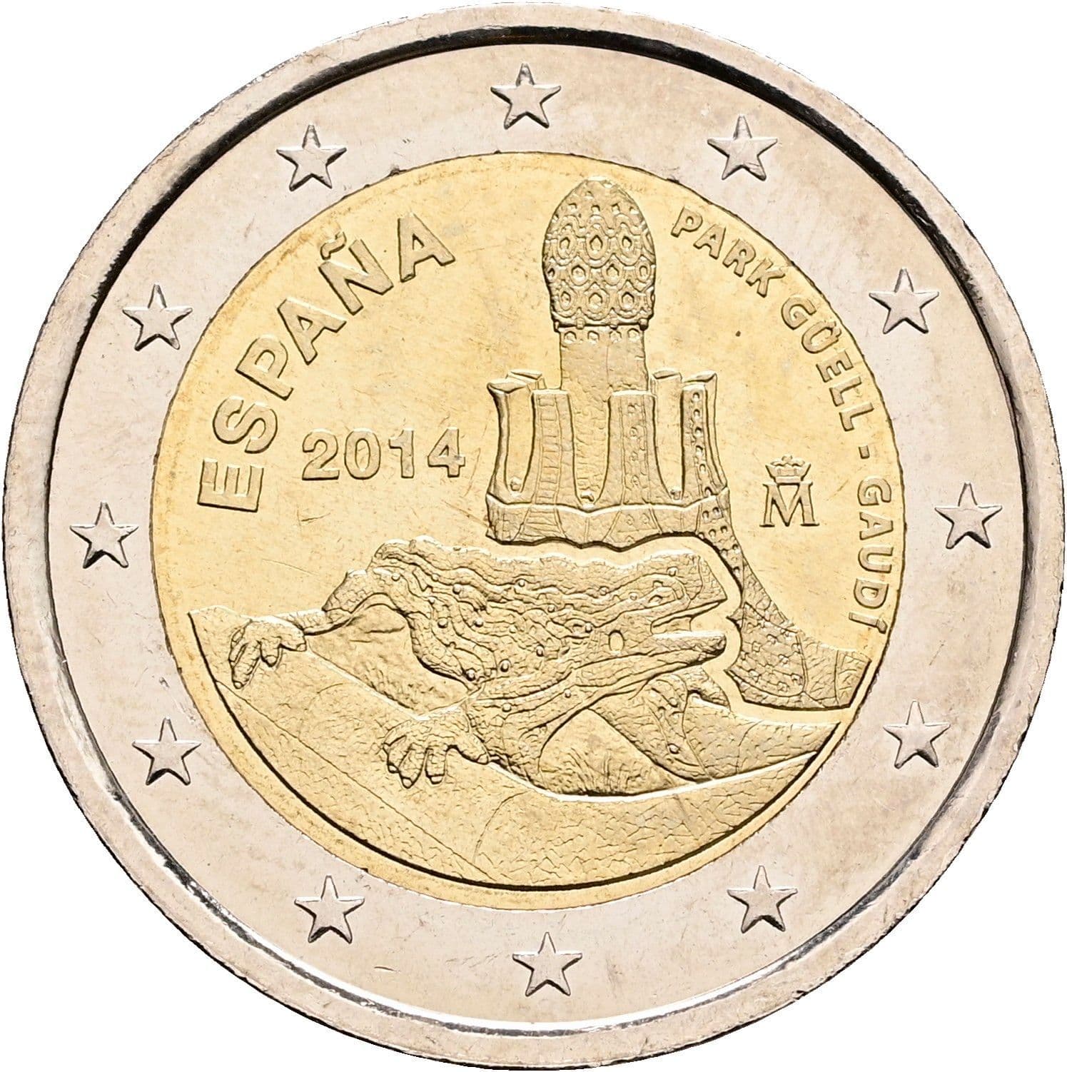 2 Euro 2014 – Rückseite