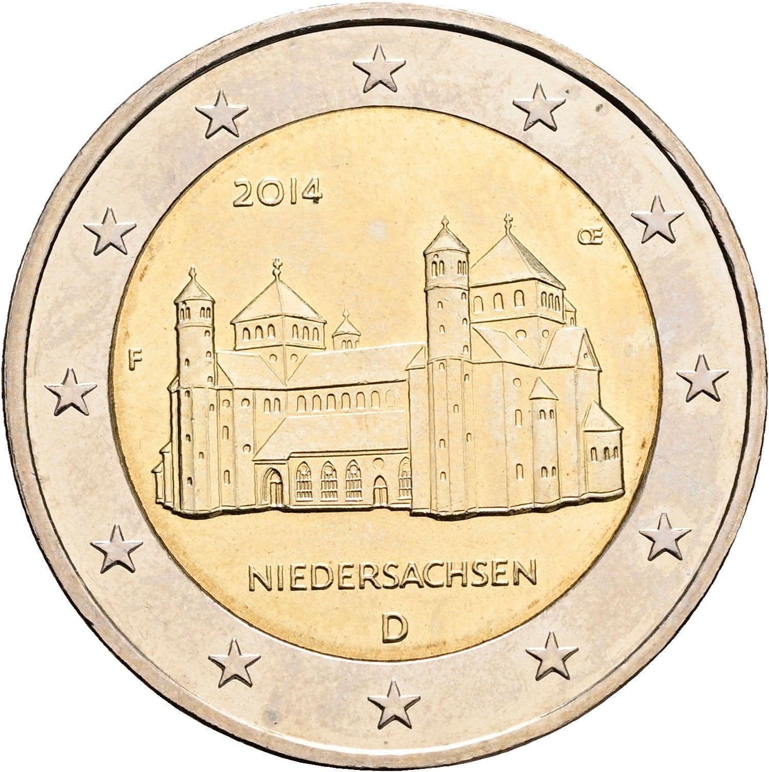 2 Euro 2014 D – Rückseite