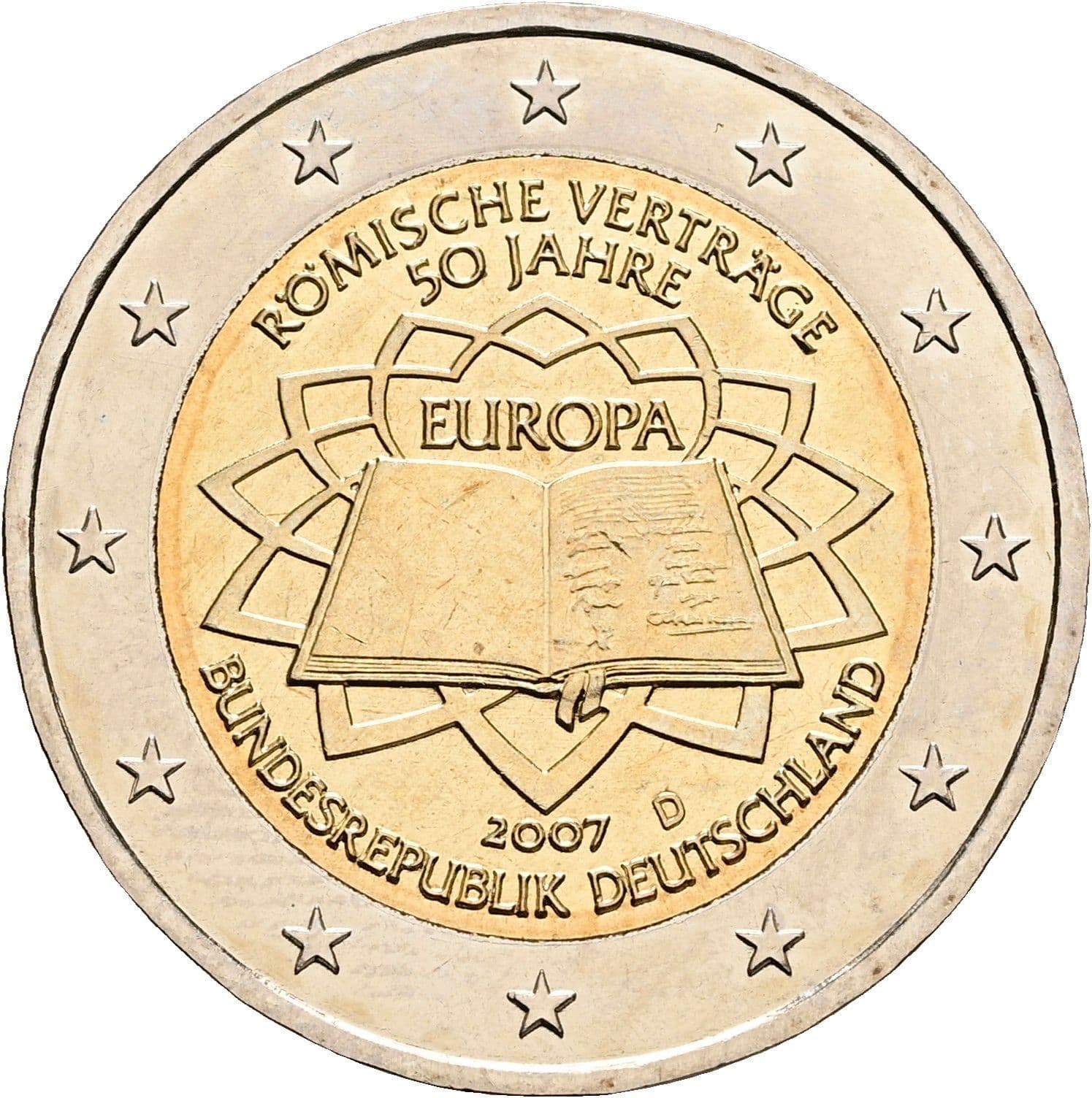 2 Euro 2007 D – Rückseite