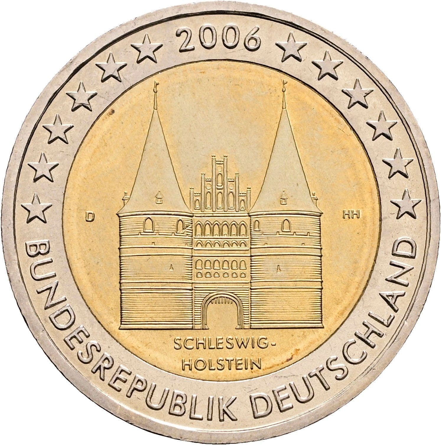 2 Euro 2006 D – Rückseite