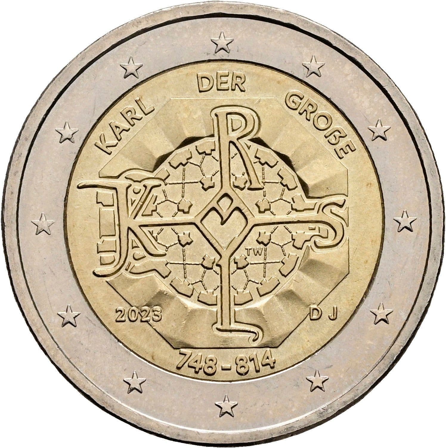 2 Euro 2023 J – Rückseite