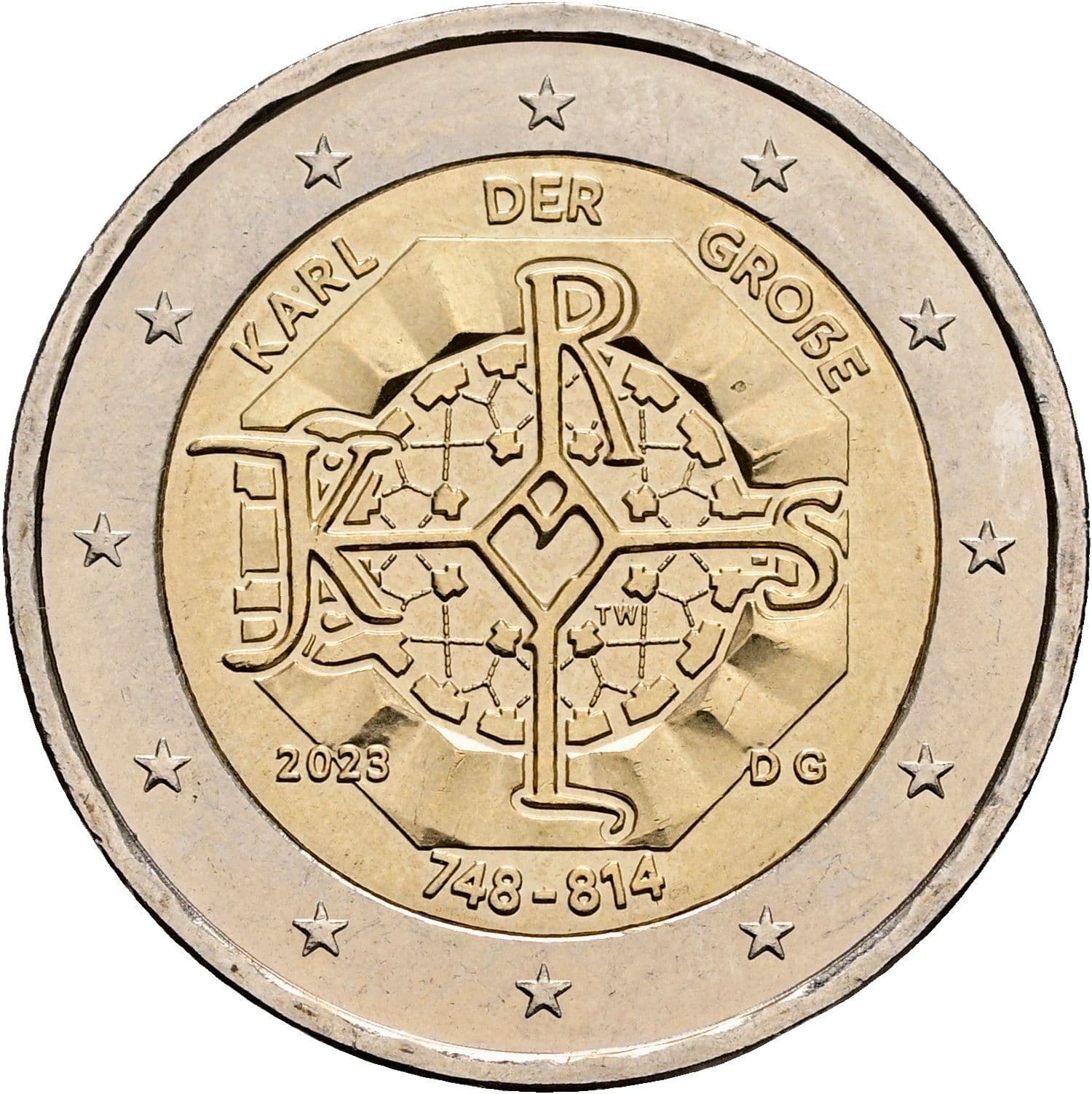 2 Euro 2023 G – Rückseite