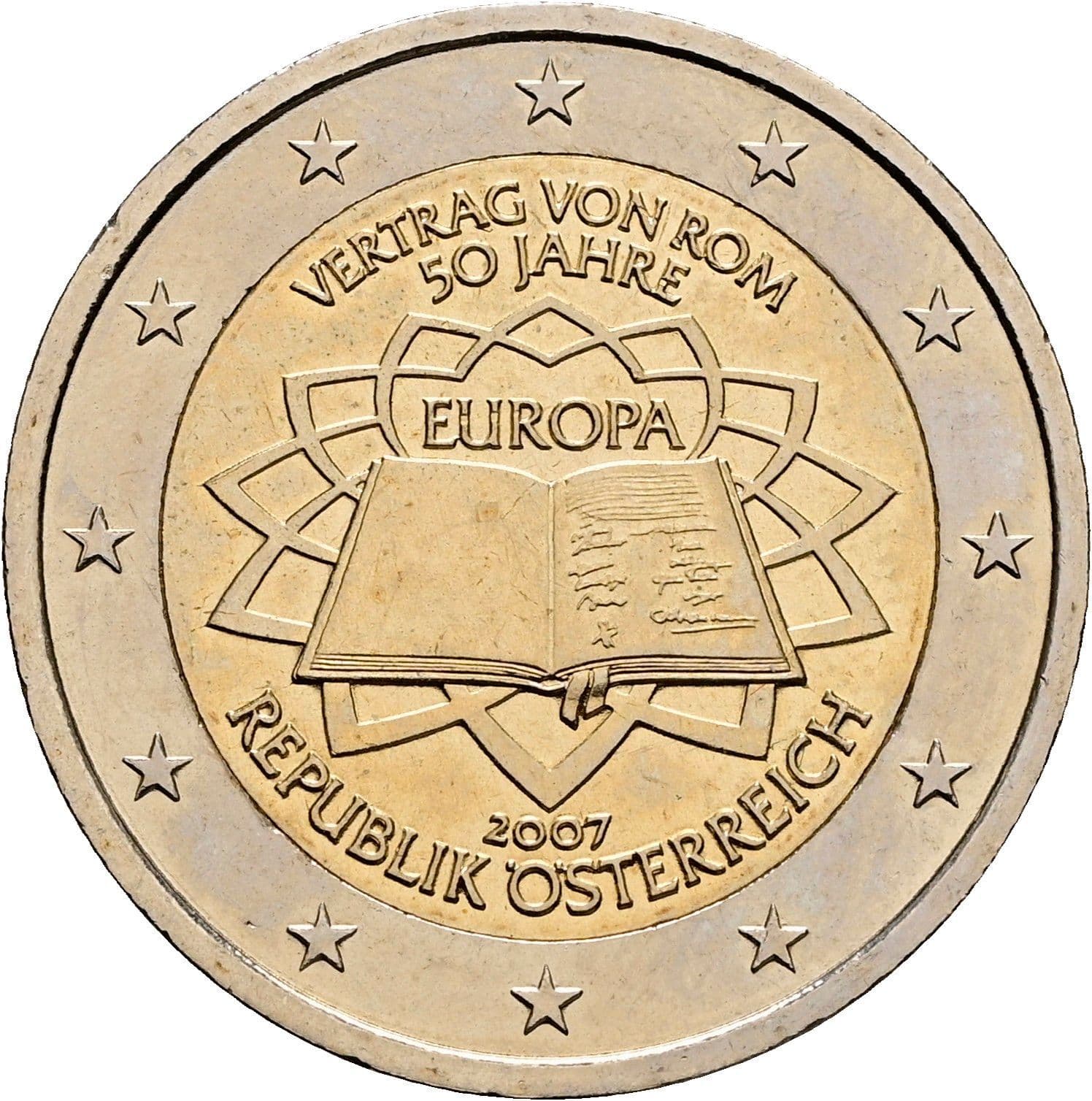 2 Euro 2007 – Rückseite