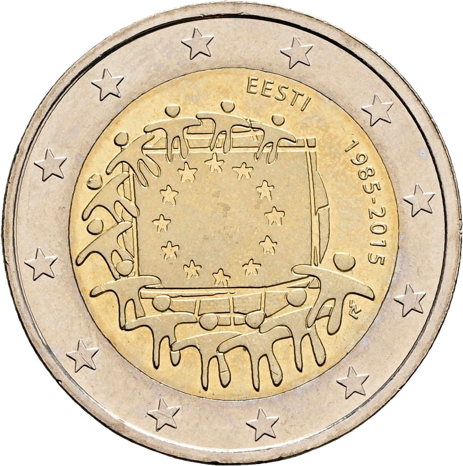 2 Euro 2015 – Rückseite