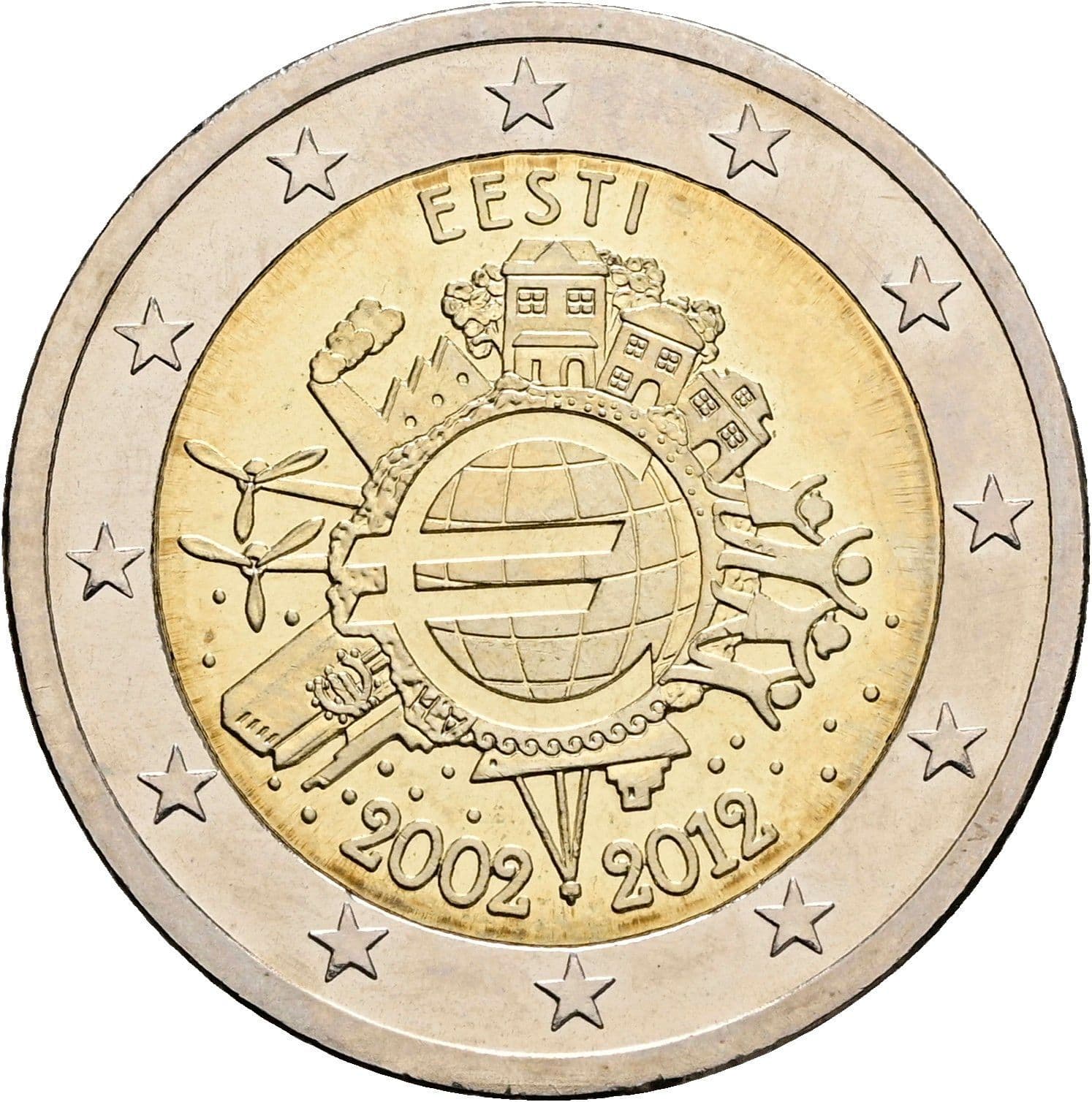2 Euro 2012 – Rückseite