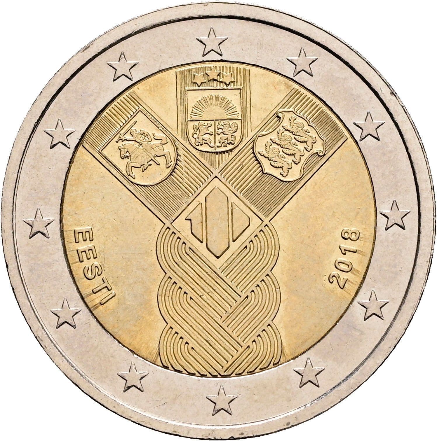 2 Euro 2018 – Rückseite