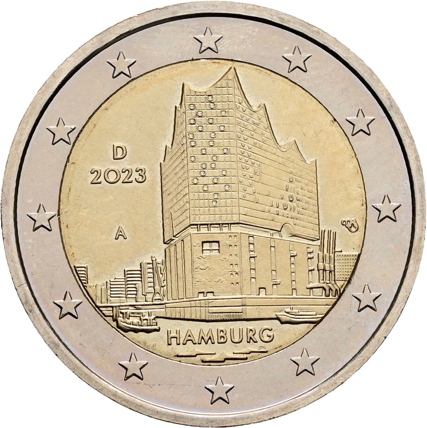 2 Euro 2023 A – Rückseite