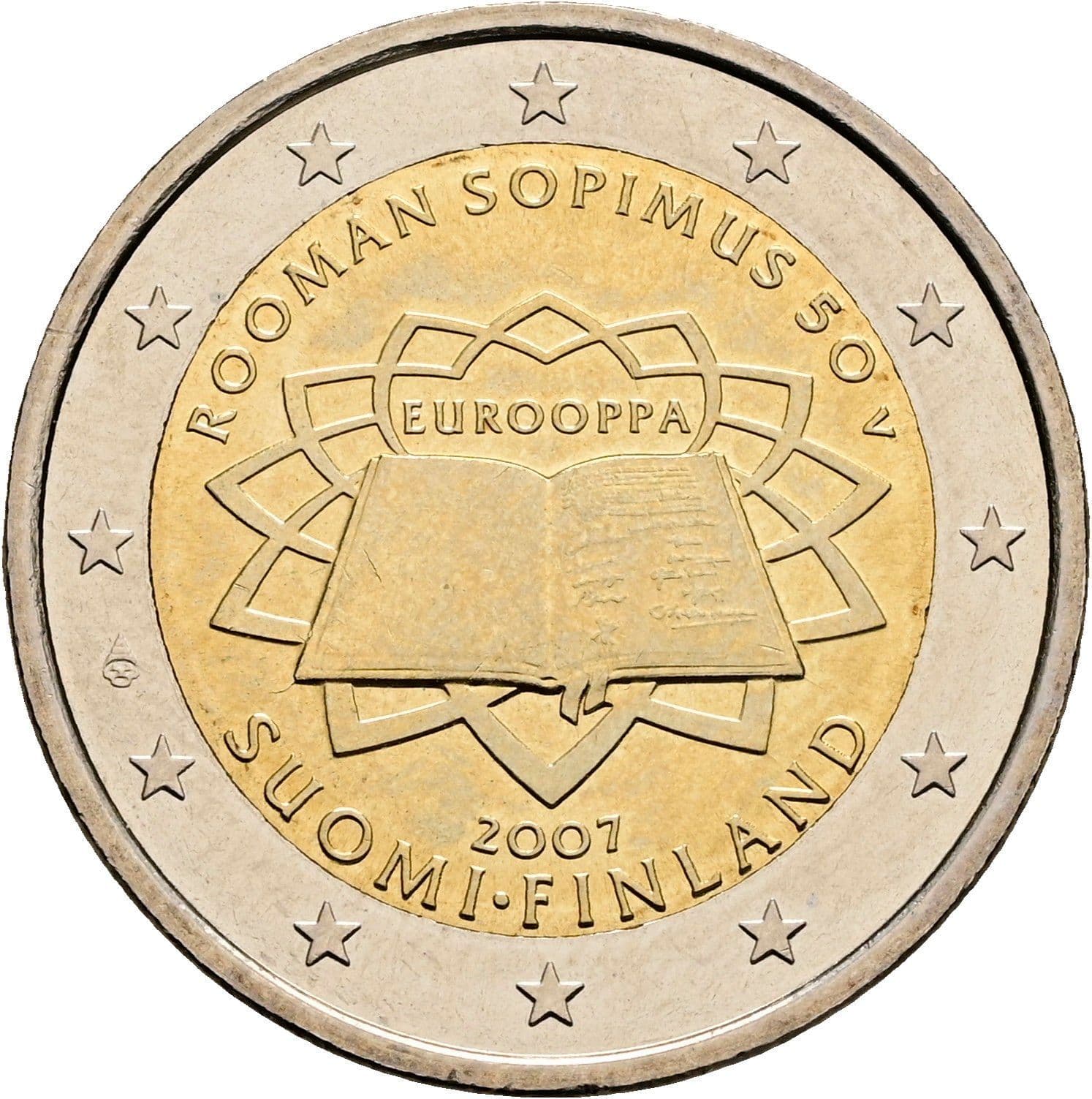 2 Euro 2007 – Rückseite