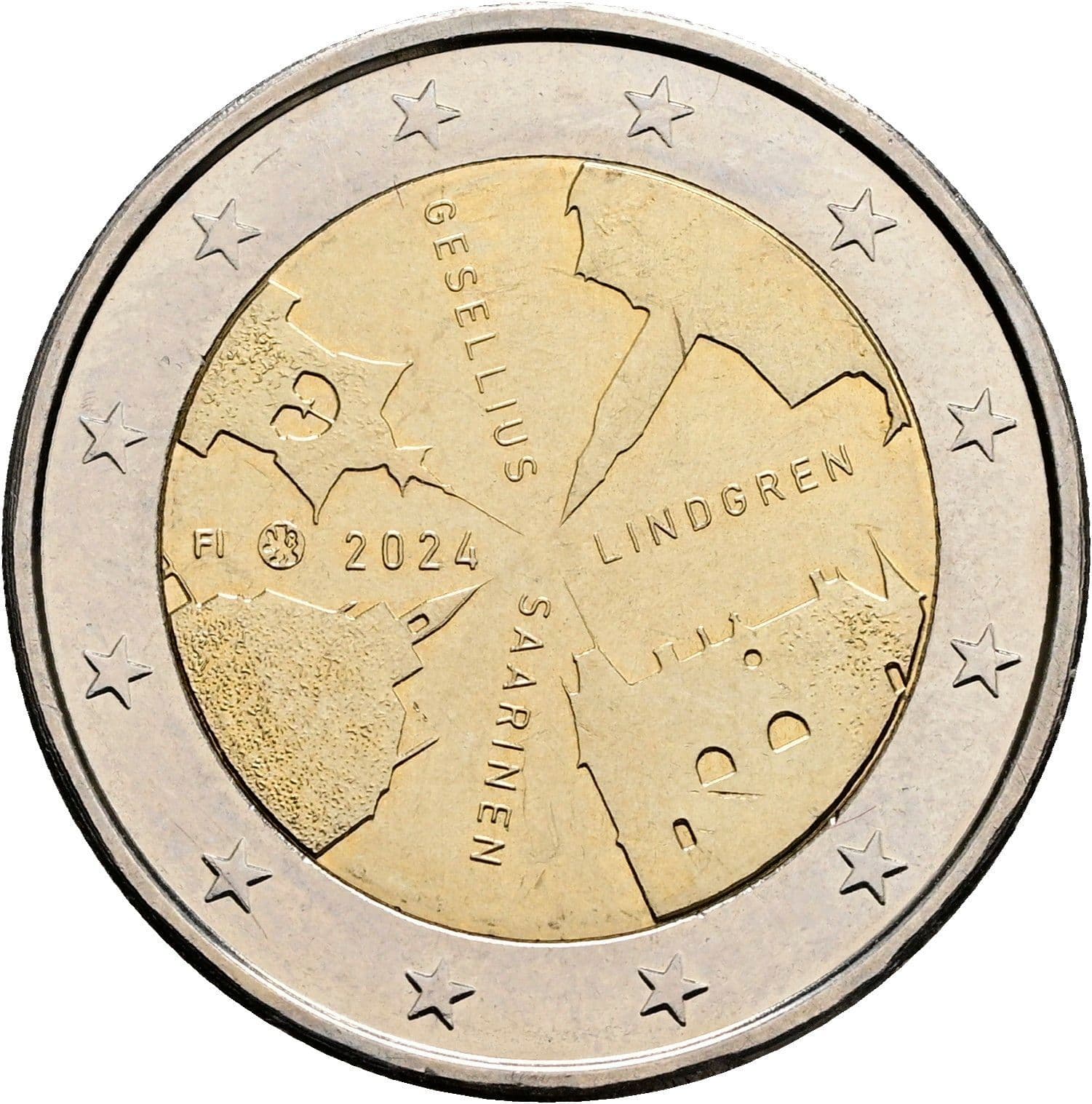 2 Euro 2024 – Rückseite