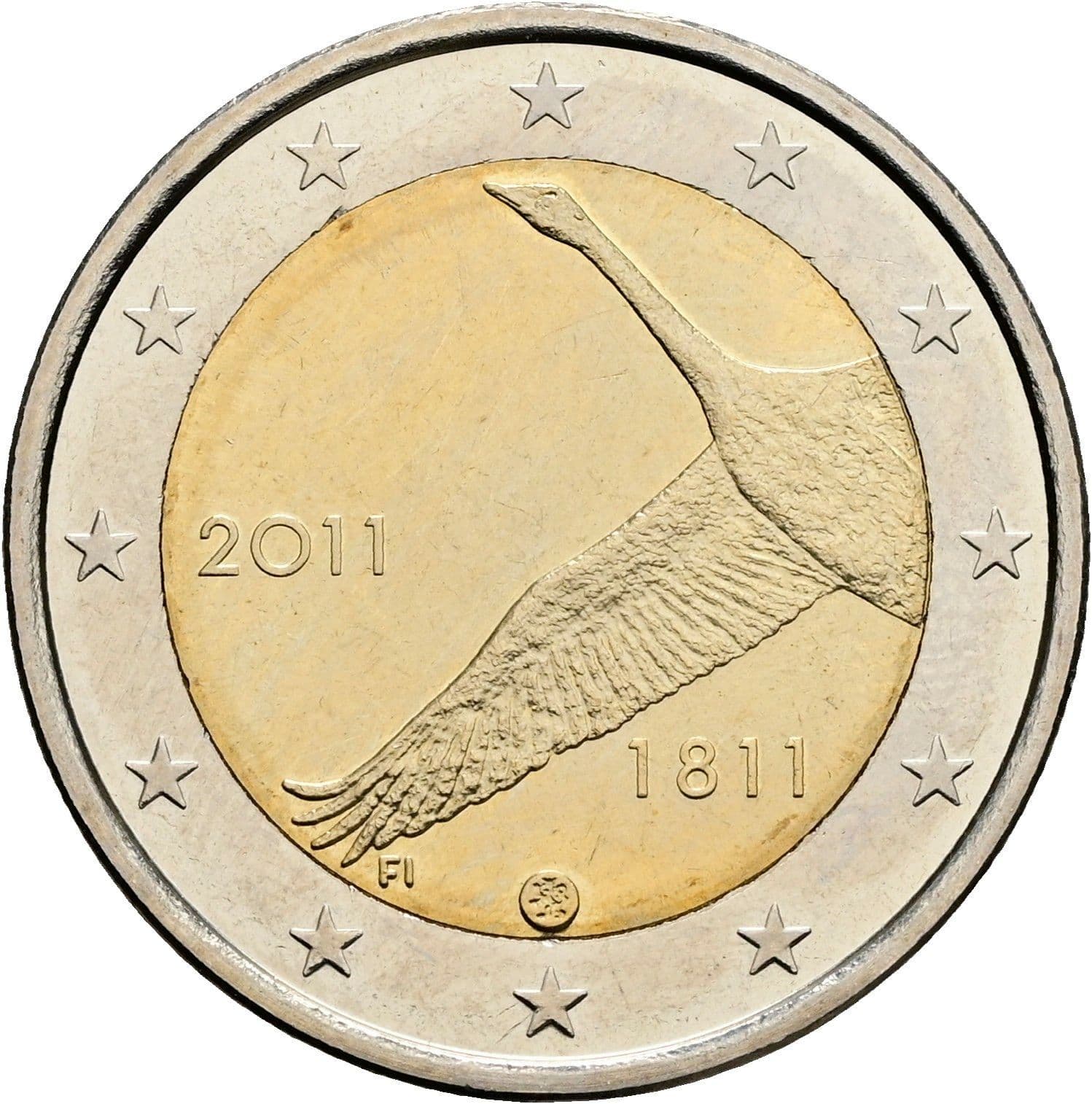 2 Euro 2011 – Rückseite