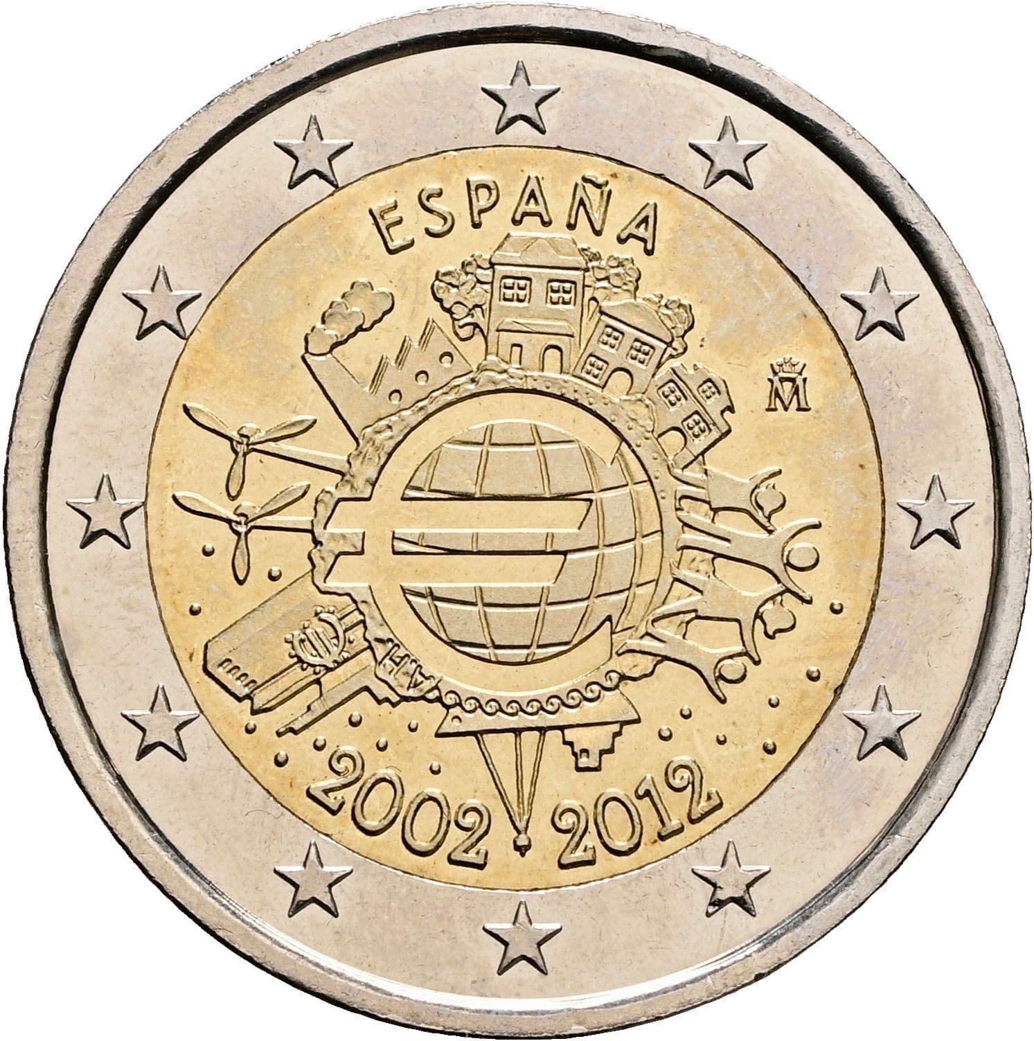 2 Euro 2012 – Rückseite
