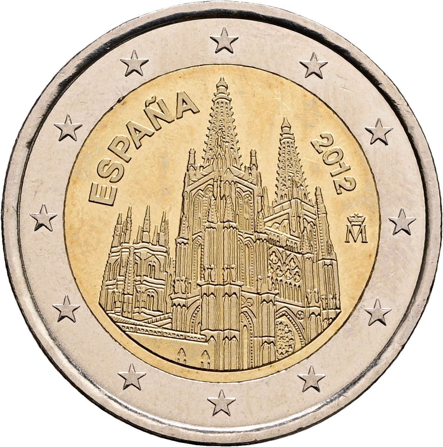 2 Euro 2012 – Rückseite