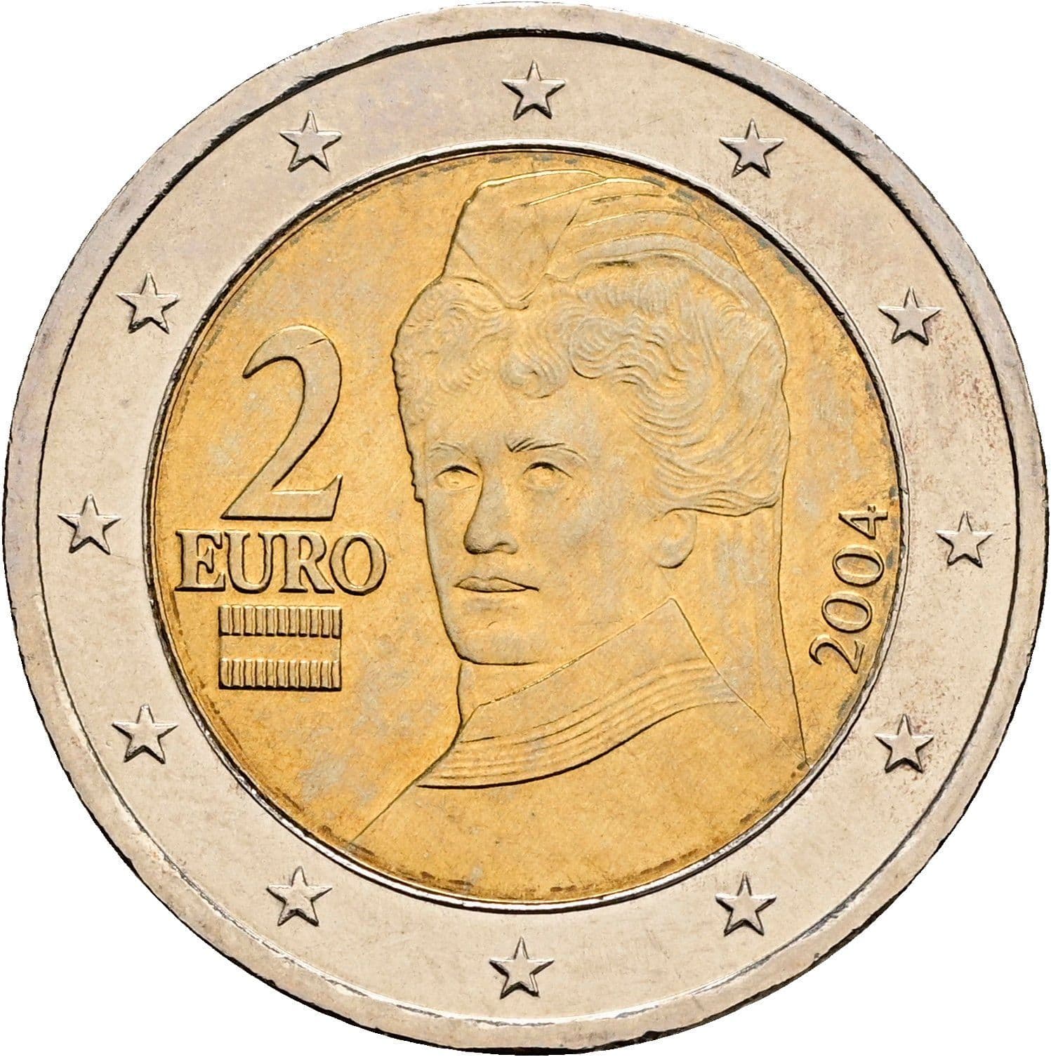 2 Euro 2004 – Rückseite