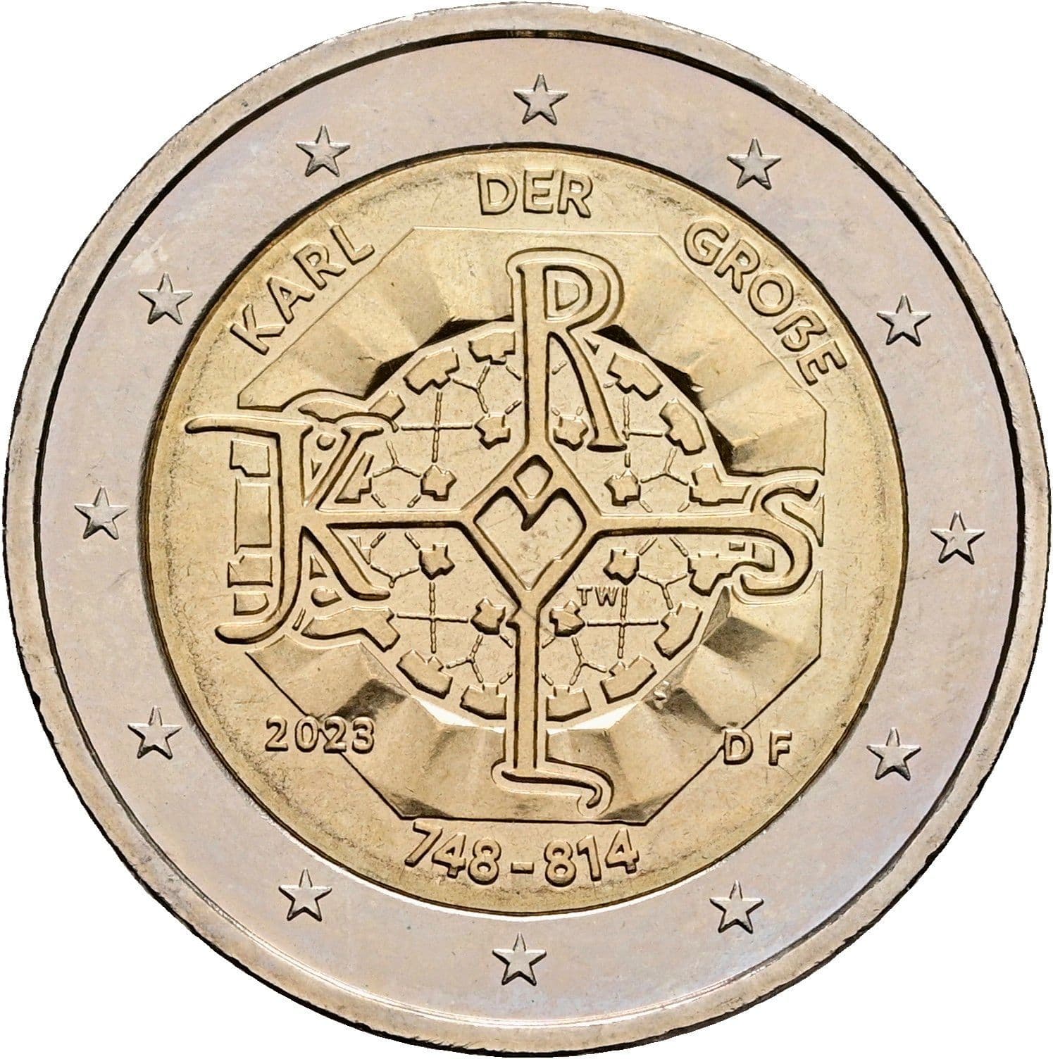 2 Euro 2023 F – Rückseite