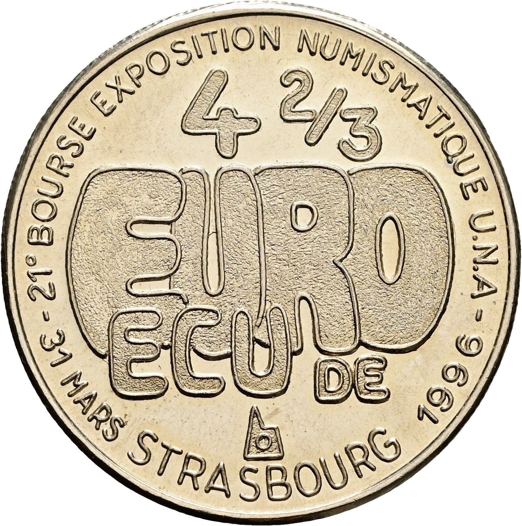 Jeton "21° Bourse Exposition Numismatique" 1996 – Rückseite