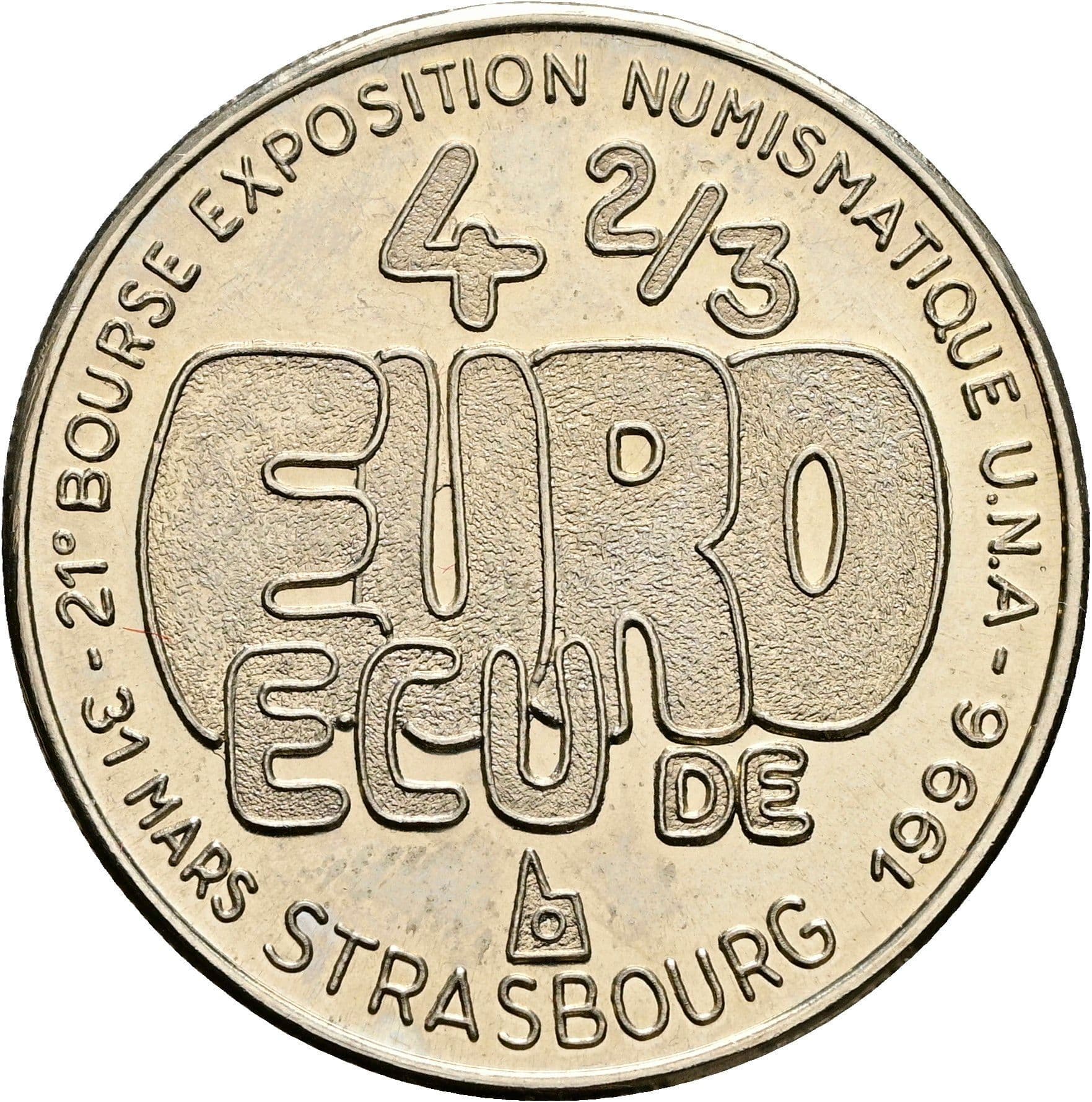 Jeton "21° Bourse Exposition Numismatique" 1996 – Rückseite