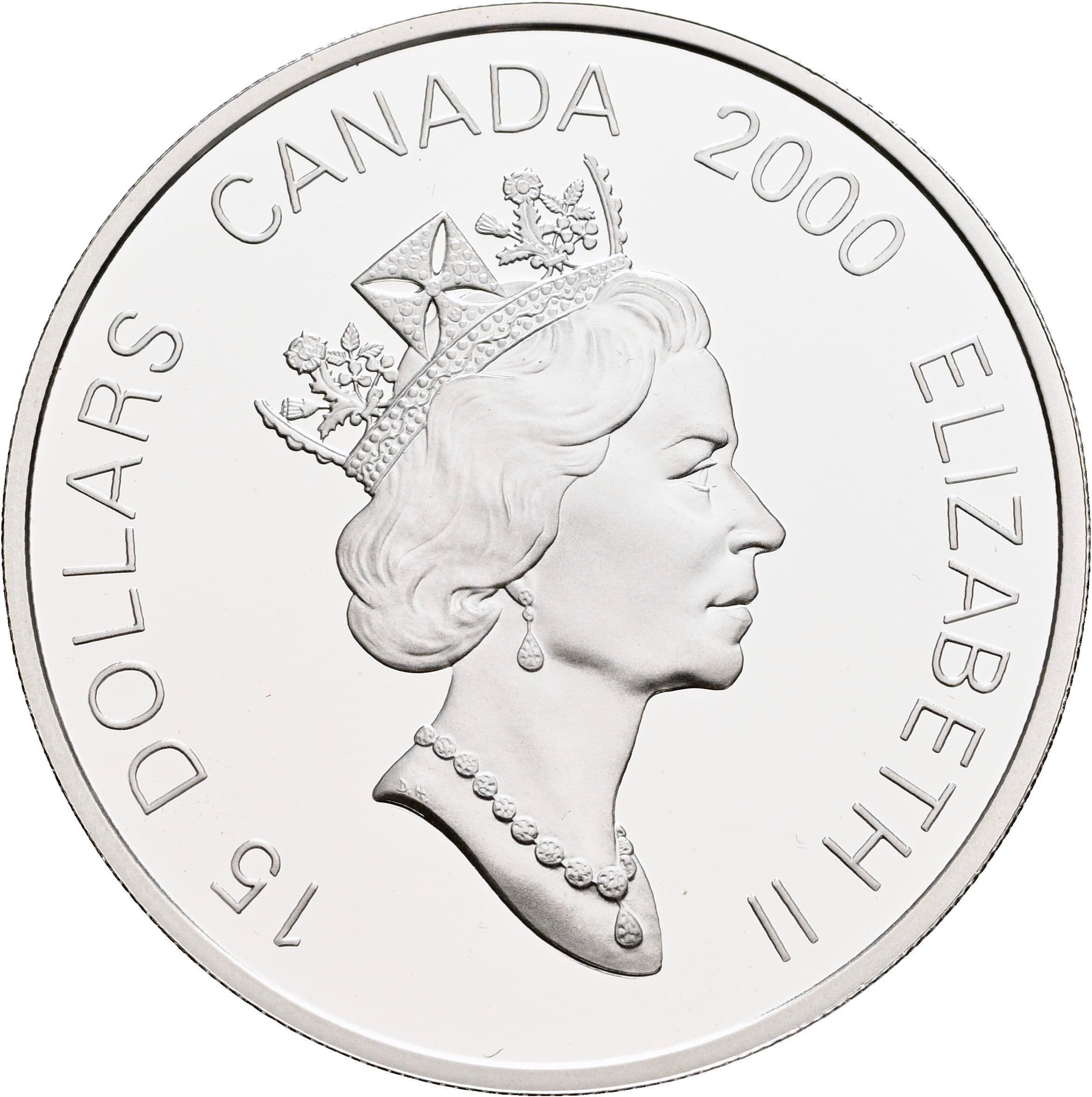 15 Dollars Elisabeth II. 1952-2022 2000 – Vorderseite