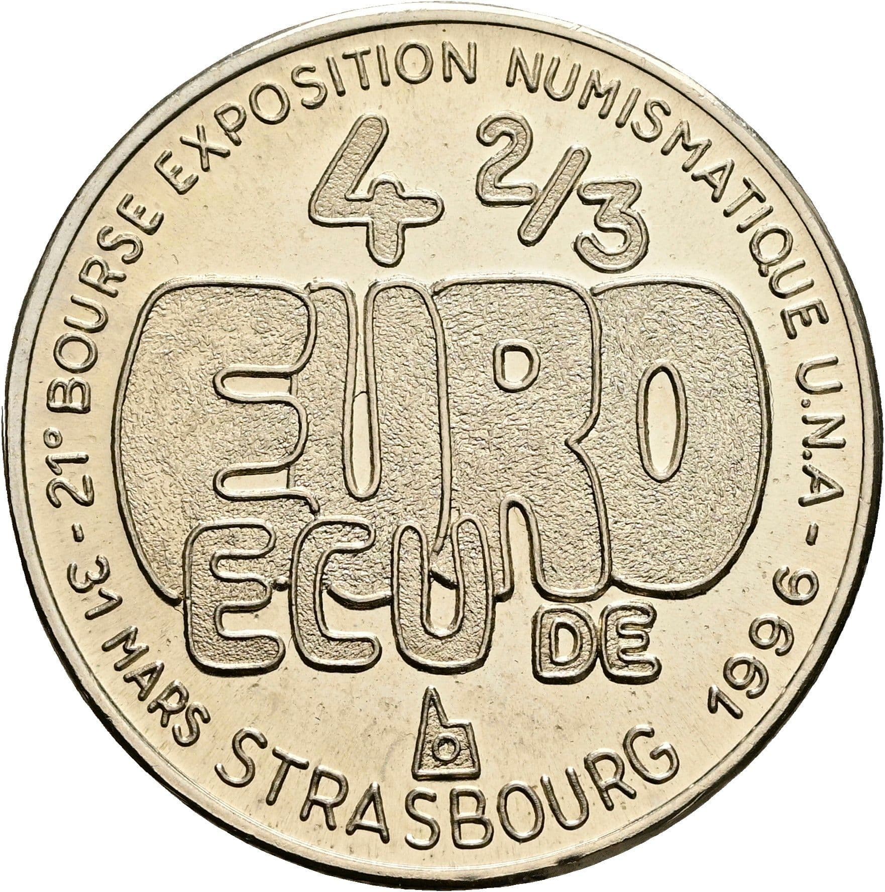 Jeton "21° Bourse Exposition Numismatique" 1996 – Rückseite