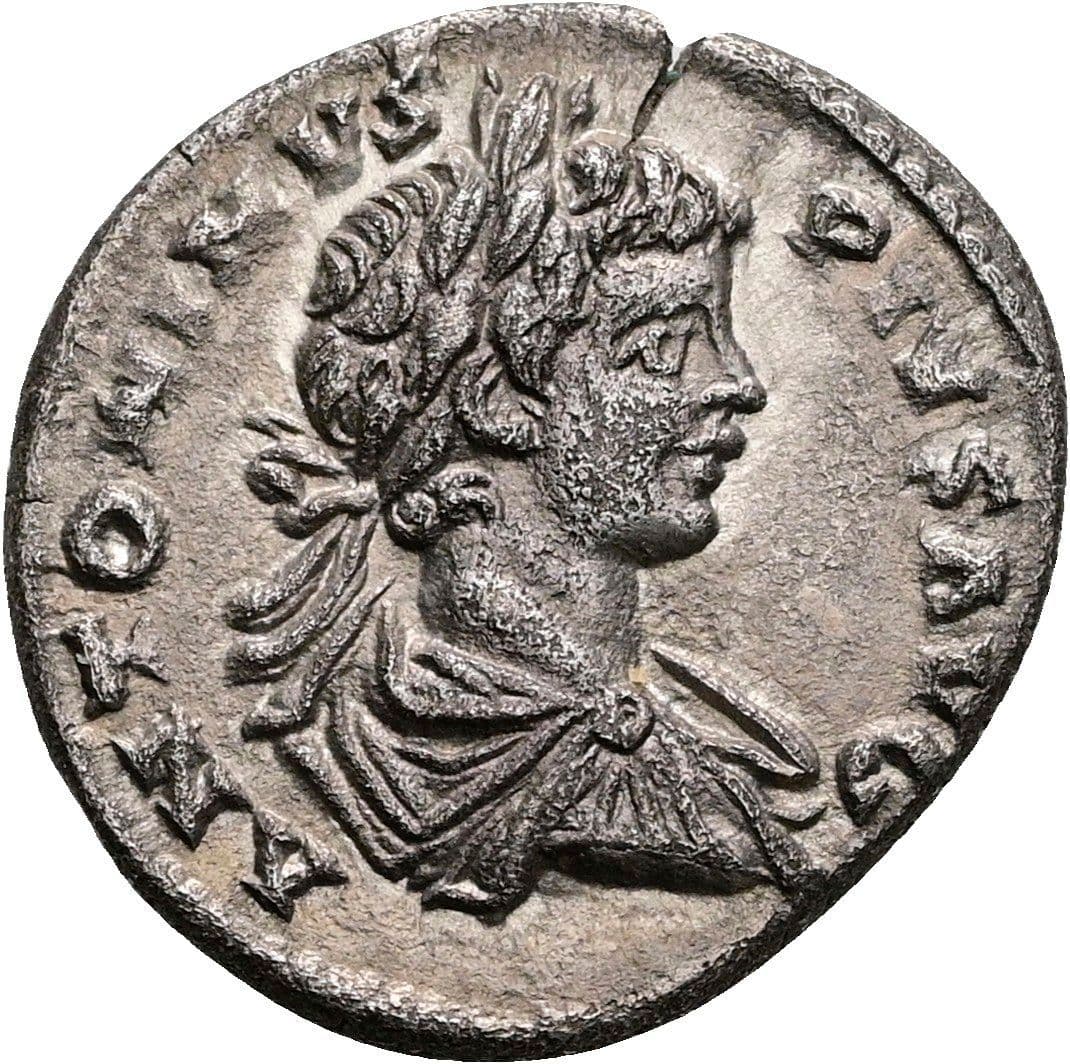 Denar Caracalla 197-217 AC Laodicea 201 AC – Vorderseite