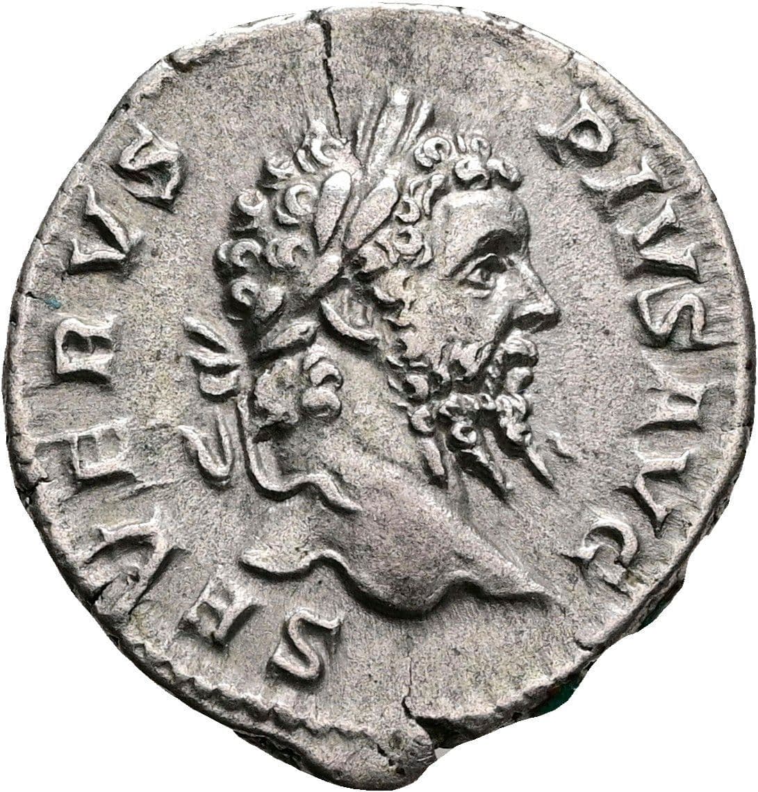 Denar Septimius Severus 193-211 AC Rom 209 AC – Vorderseite