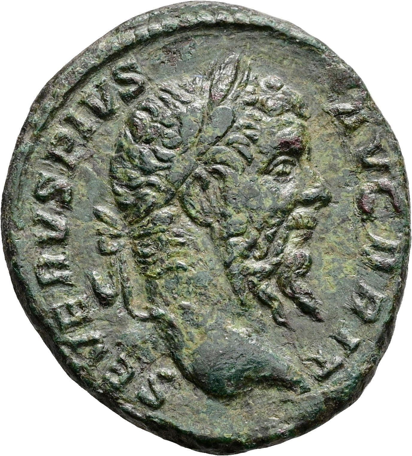 As Septimius Severus 193-211 AC Rom 211 AC – Vorderseite