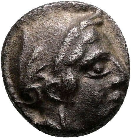 Obol ca 410-375 BC – Vorderseite