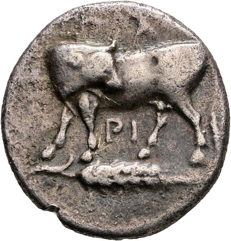 Hemidrachme ca. 400 BC – Rückseite