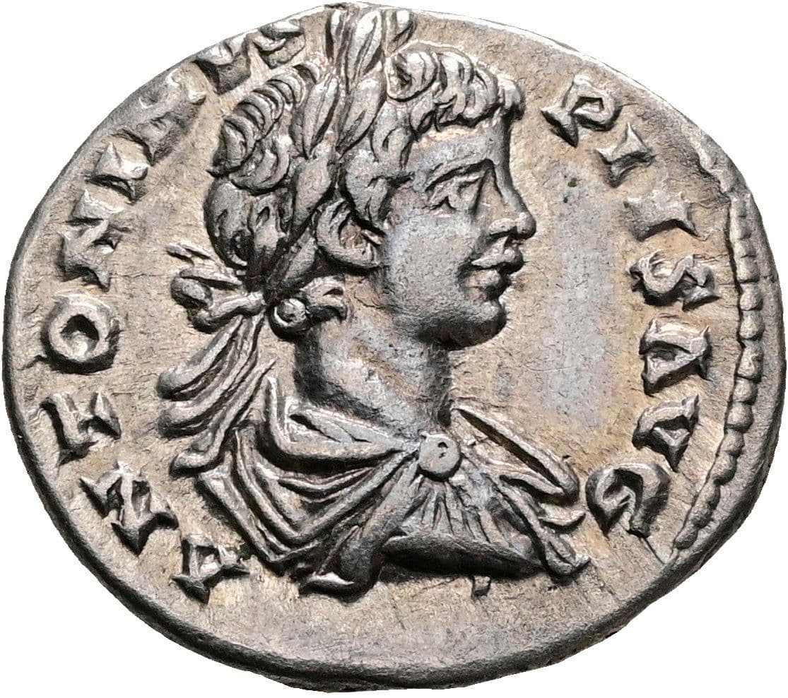 Denar Caracalla 197-217 AC Laodicea 201 AC – Vorderseite