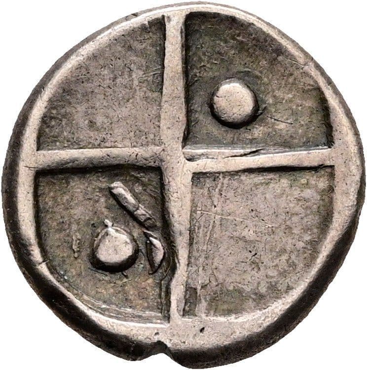 Hemidrachme 386-338 BC – Rückseite