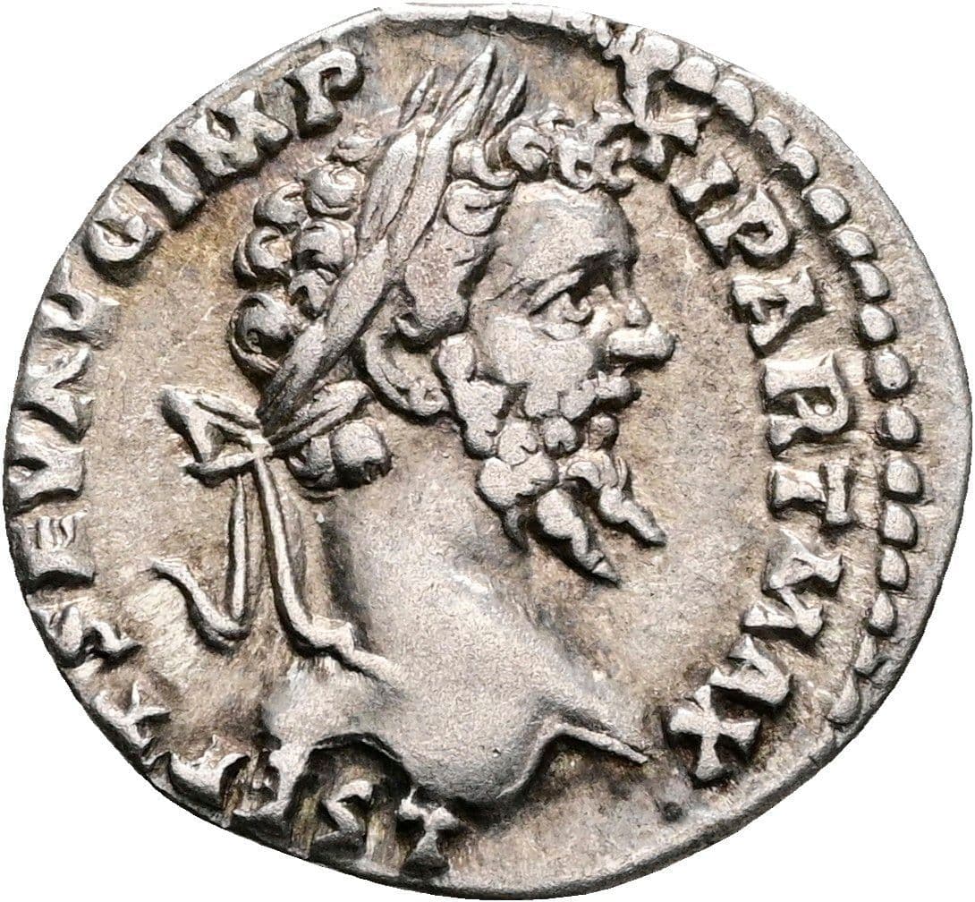 Denar Septimius Severus 193-211 AC Laodicea 198 AC – Vorderseite