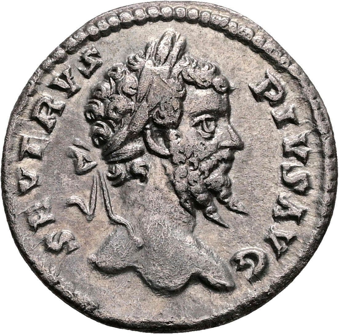 Denar Septimius Severus 193-211 AC Laodicea 201 AC – Vorderseite