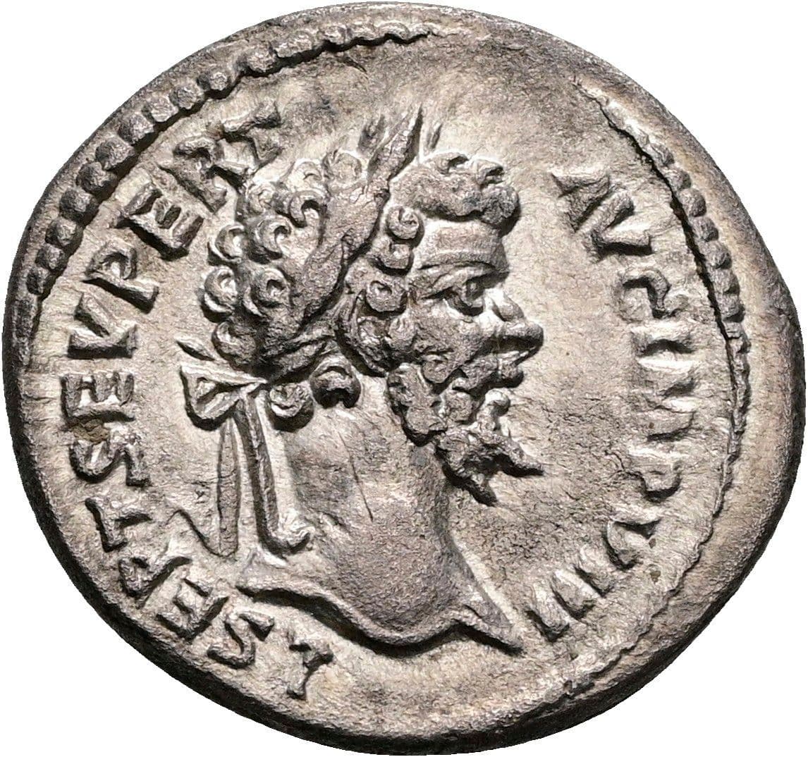 Denar Septimius Severus 193-211 AC Laodicea 197 AC – Vorderseite