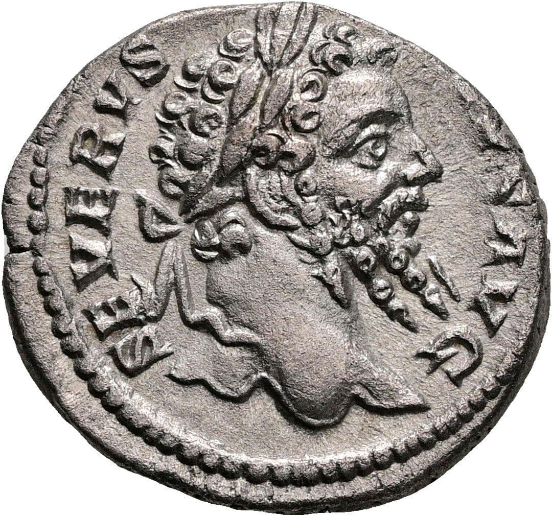 Denar Septimius Severus 193-211 AC Rom 201 AC – Vorderseite