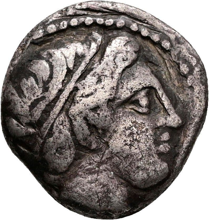 Hemidrachme ca. 349-336 BC – Vorderseite