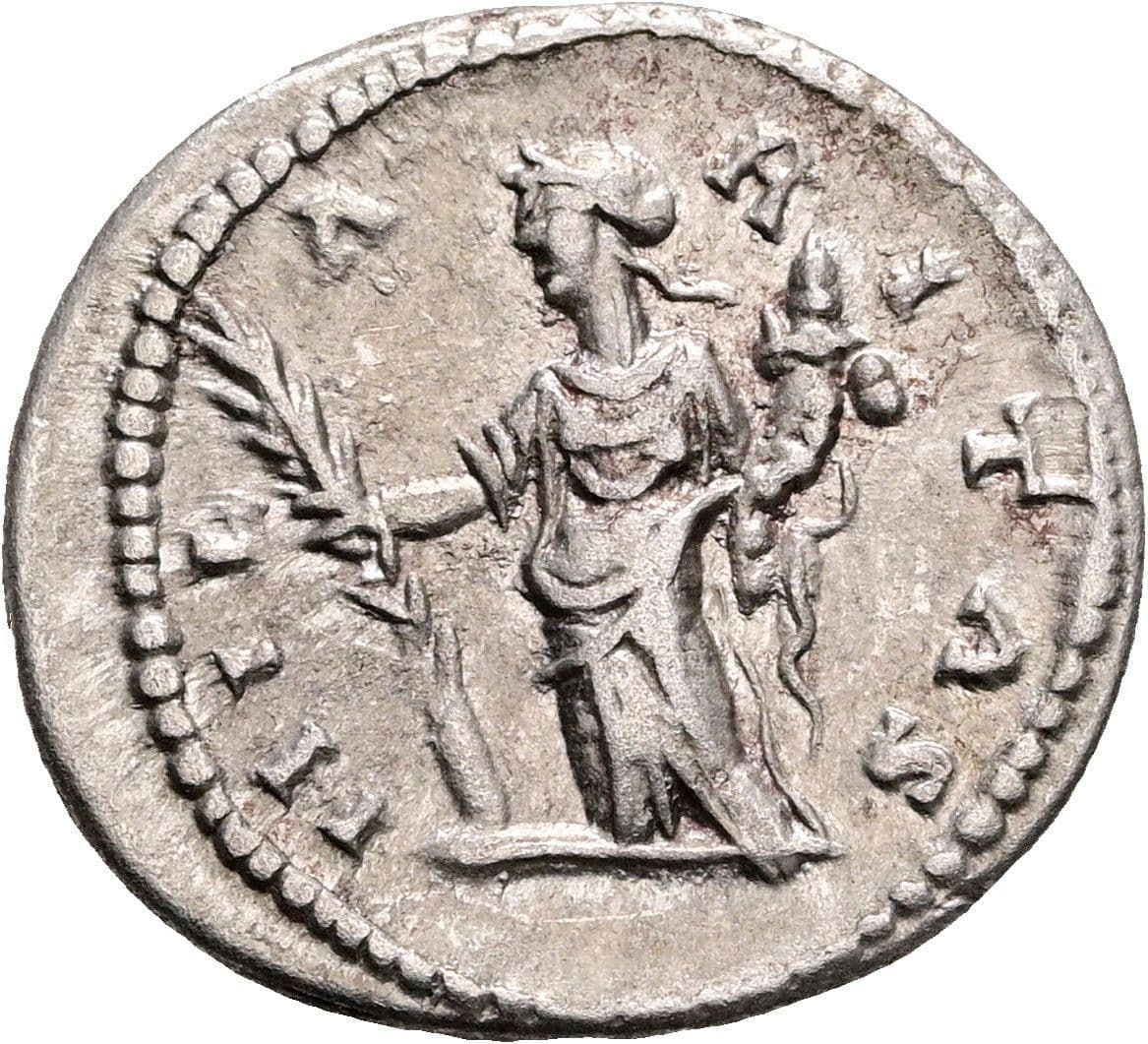 Denar Julia Domna + 217, Gattin des Septimius Severus Laodicea 197 AC – Rückseite