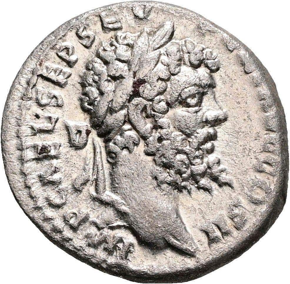 Denar Septimius Severus 193-211 AC Emesa 194 AC – Vorderseite