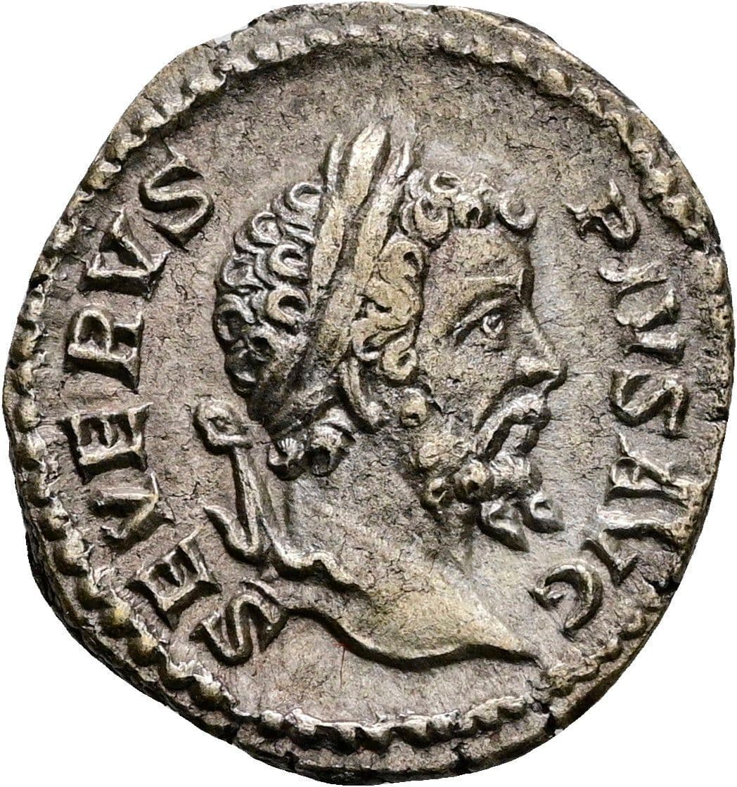 Denar Septimius Severus 193-211 AC Rom 205 AC – Vorderseite