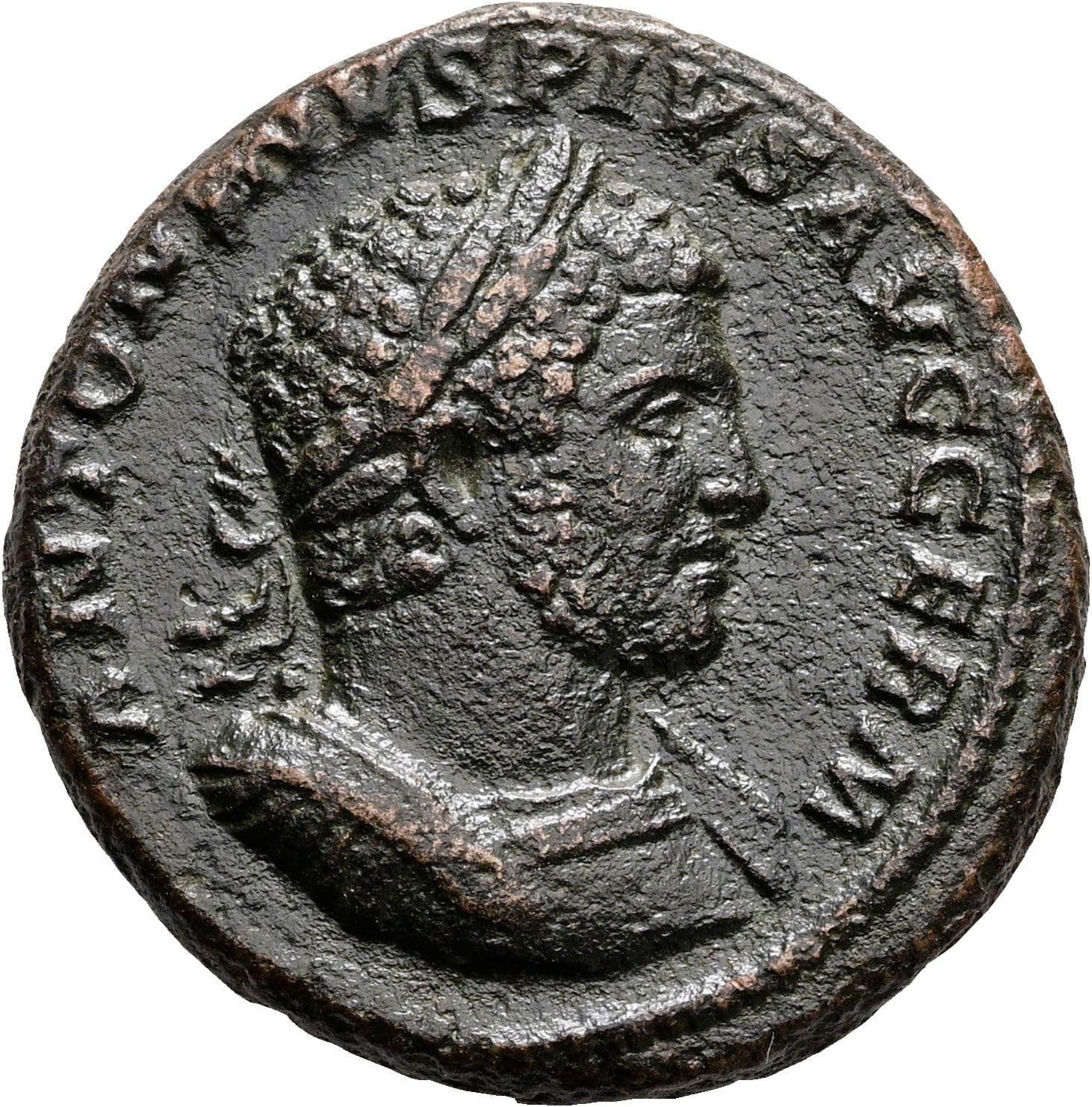 As Caracalla 197-217 AC 214 AC – Vorderseite