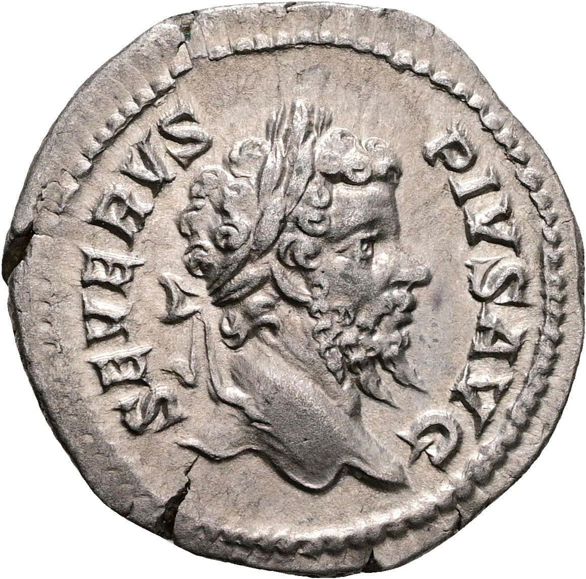 Denar Septimius Severus 193-211 AC Rom 203 AC – Vorderseite