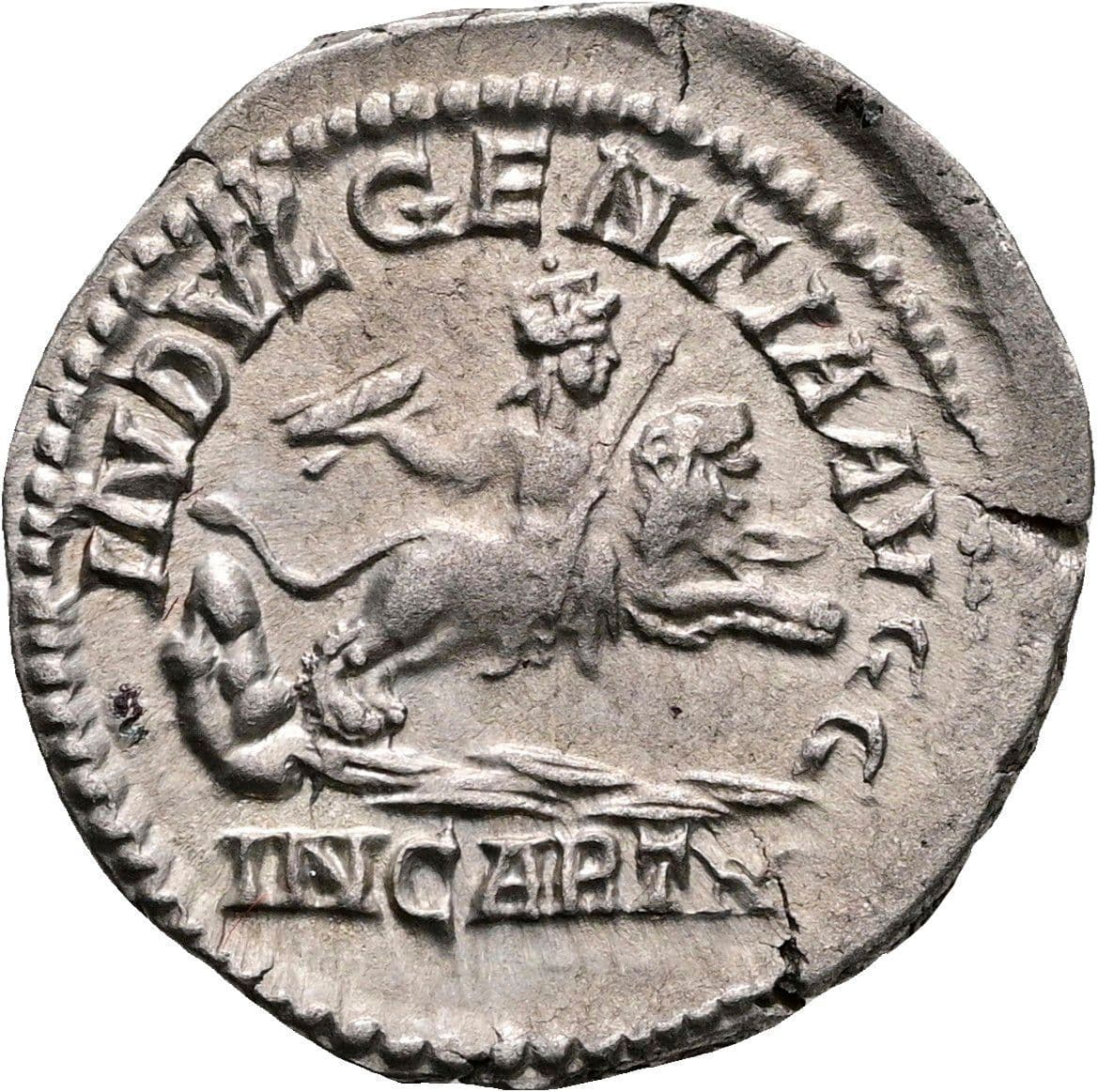 Denar Septimius Severus 193-211 AC Rom 203 AC – Rückseite