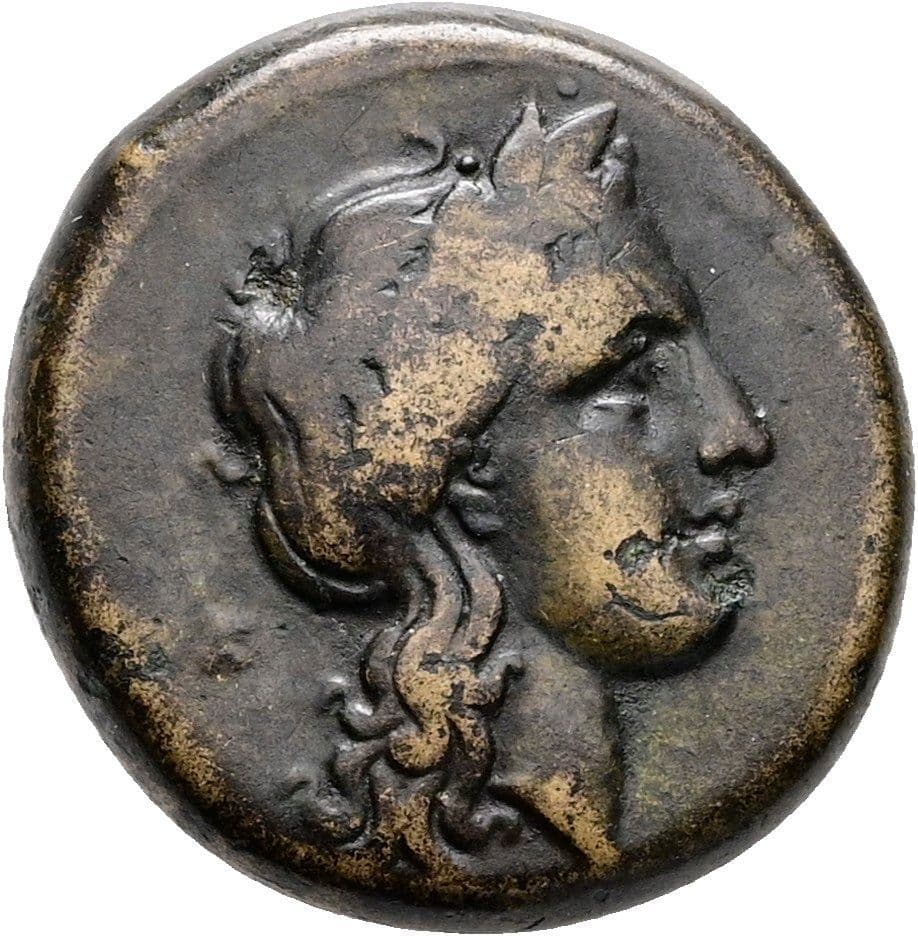 Bronzemünze Campania, Neapolis ca. 320-300 BC – Vorderseite