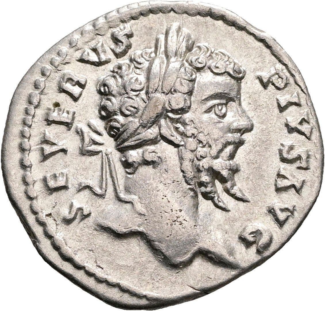 Denar Septimius Severus 193-211 AC Laodicea 201 AC – Vorderseite