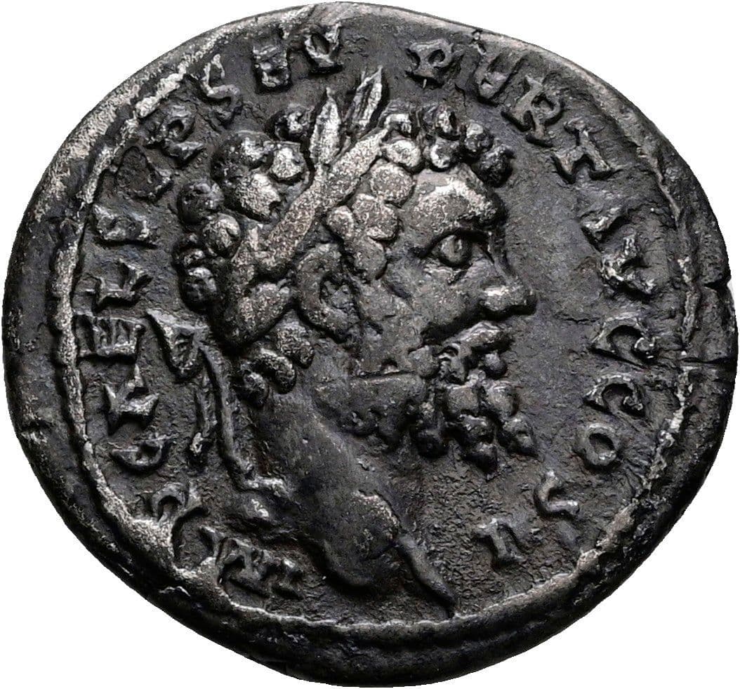Denar Septimius Severus 193-211 AC Emesa 194 AC – Vorderseite