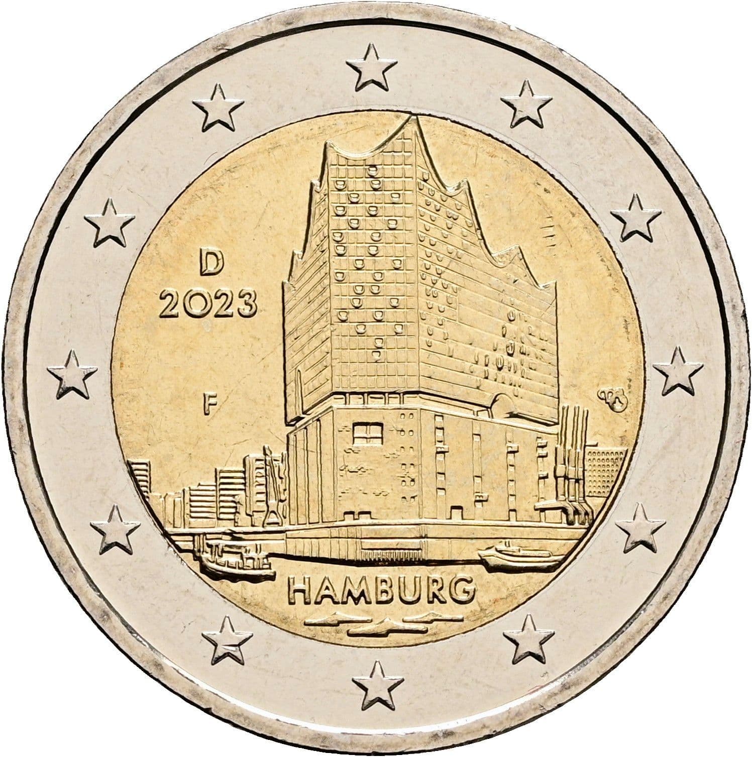2 Euro 2023 F – Rückseite