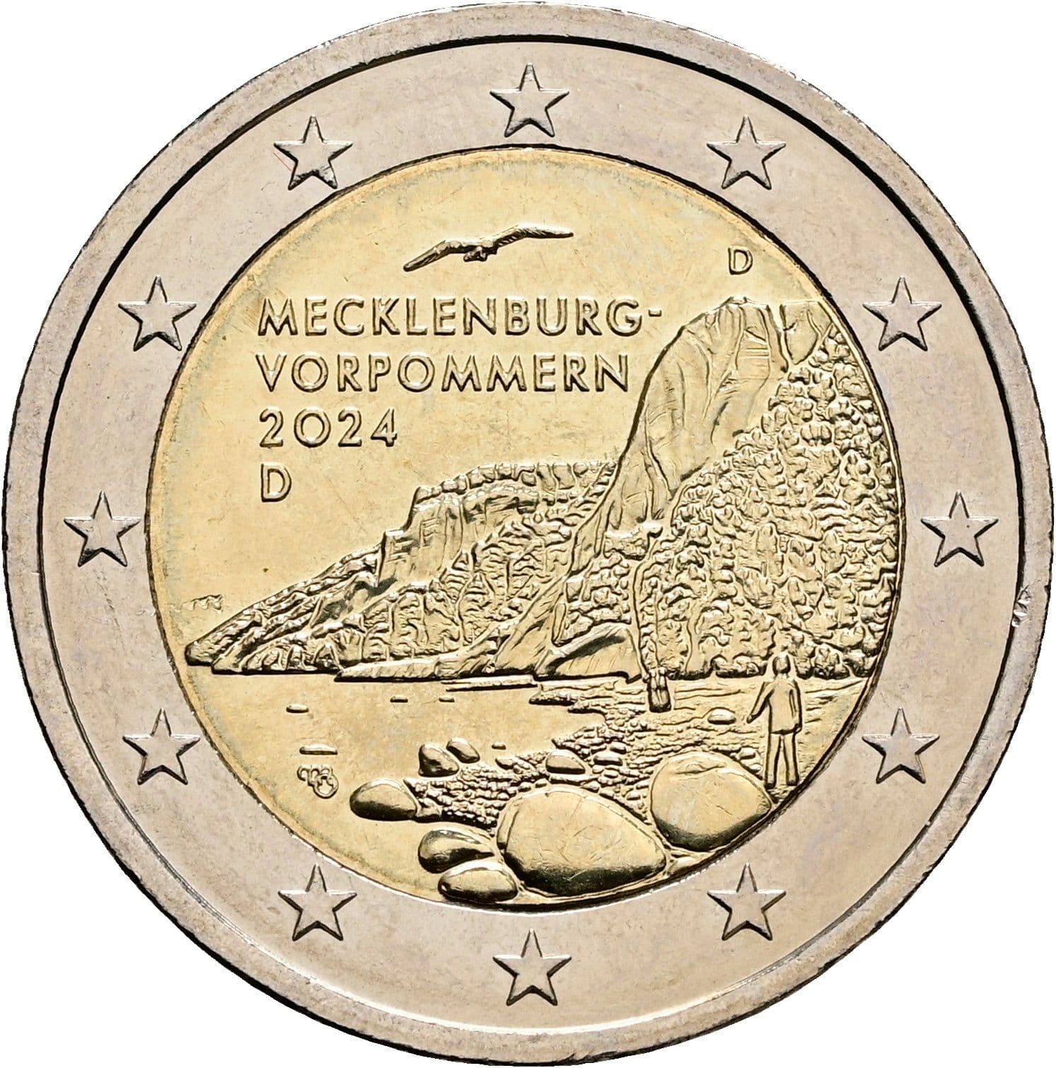 2 Euro 2024 D – Rückseite