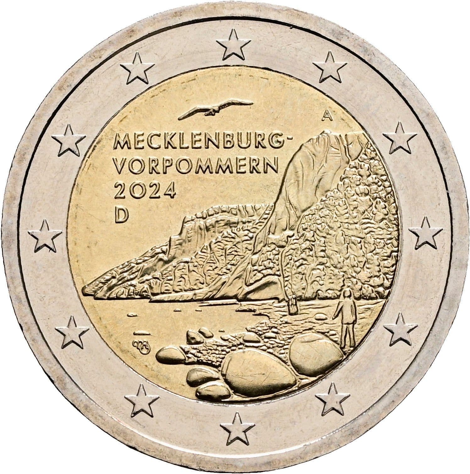 2 Euro 2024 A – Rückseite