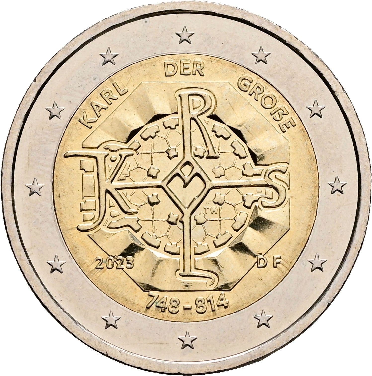 2 Euro 2023 F – Rückseite