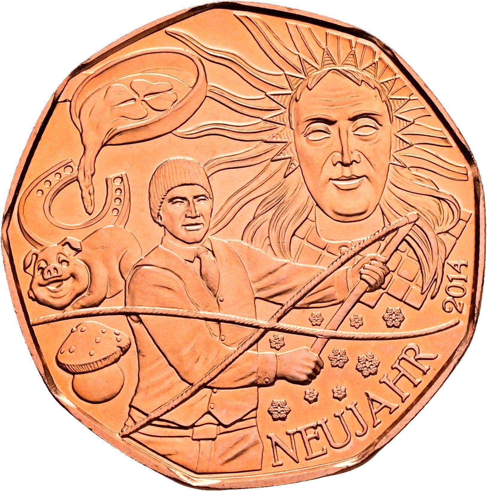 5 Euro 2013 – Rückseite