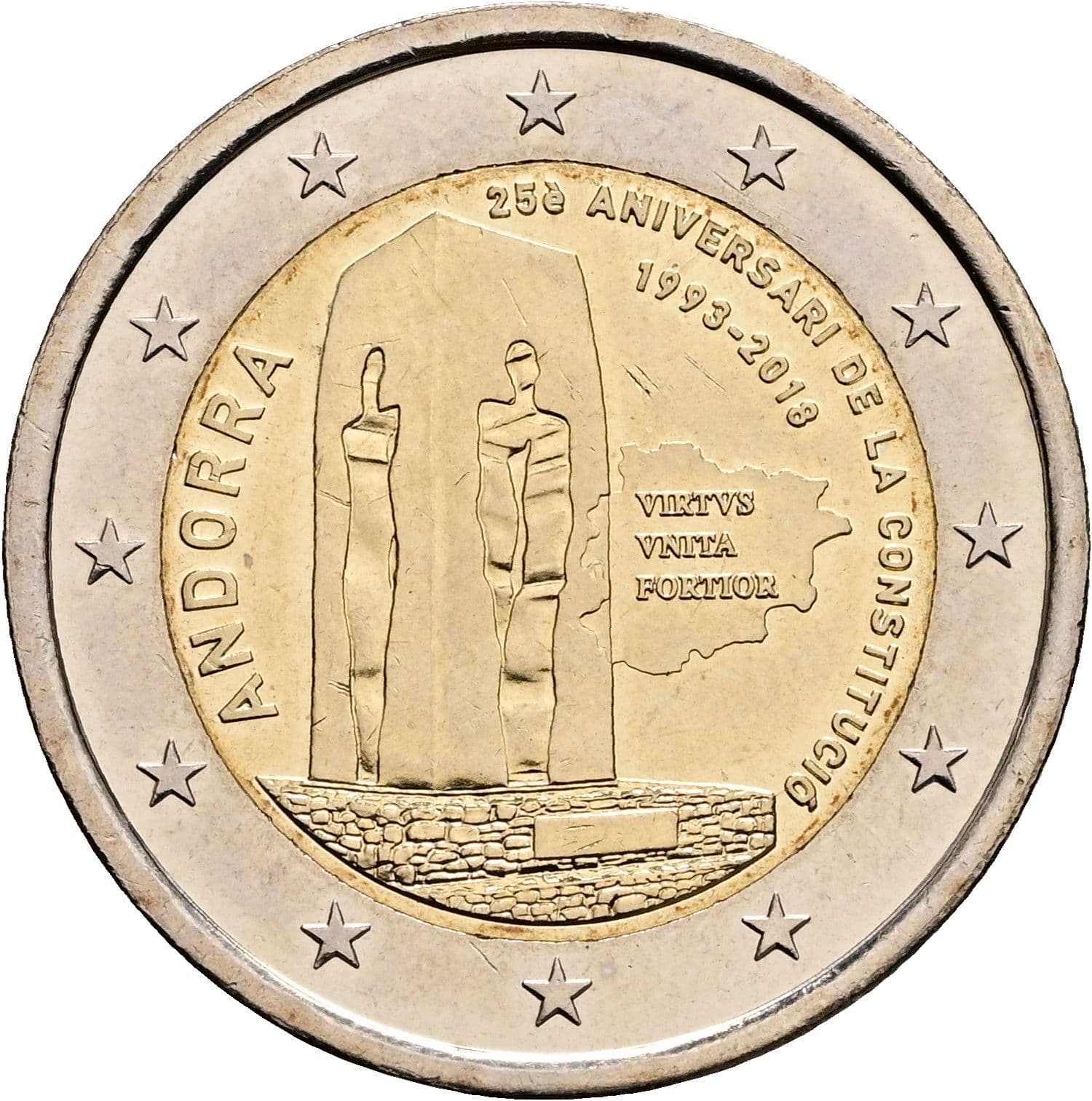 2 Euro 2018 – Rückseite