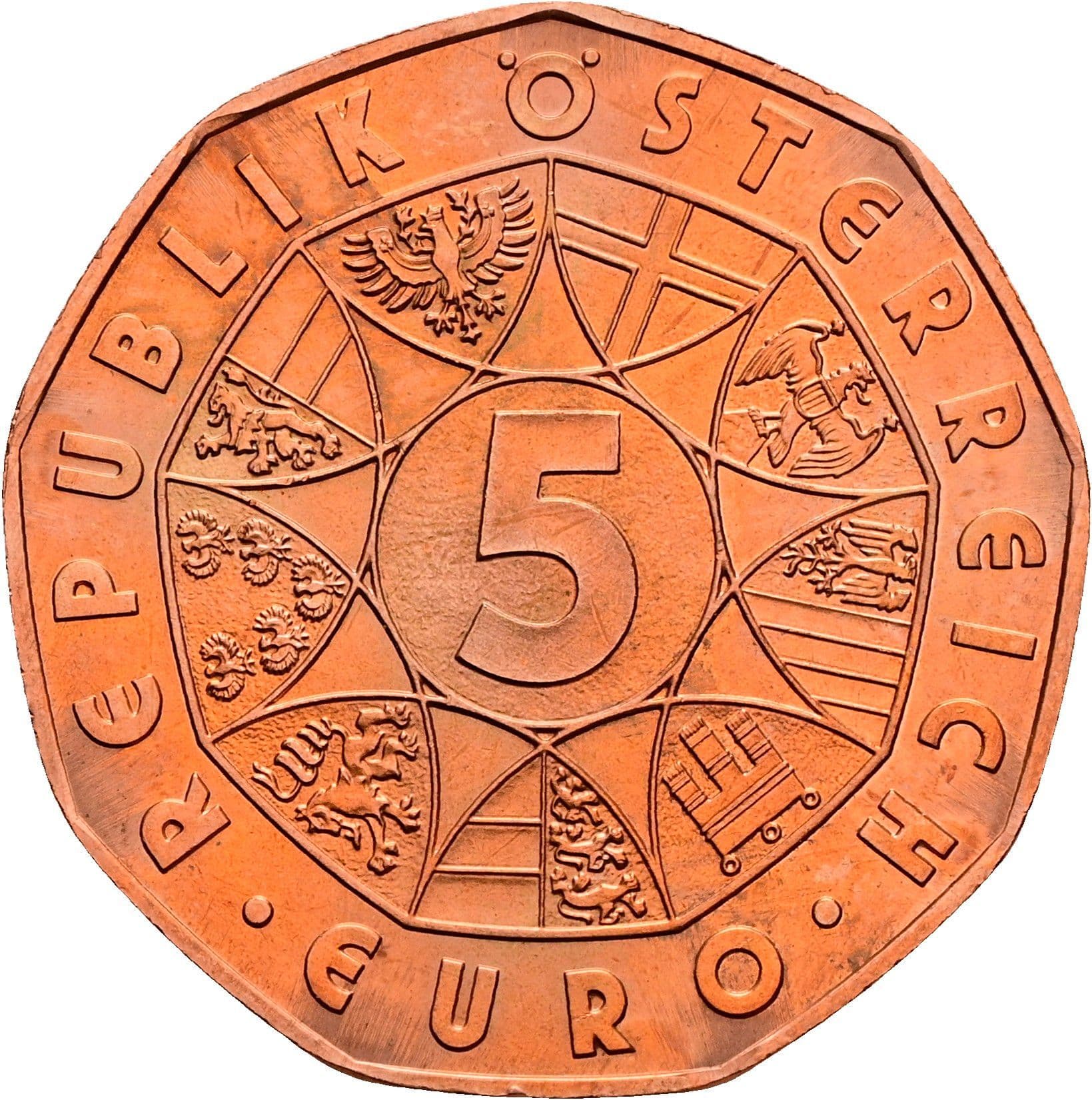 5 Euro 2012 – Vorderseite